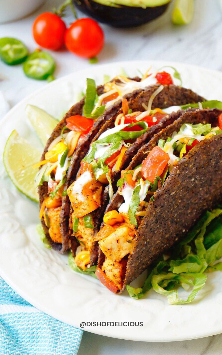 Traditional Mexican Paneer Tacos