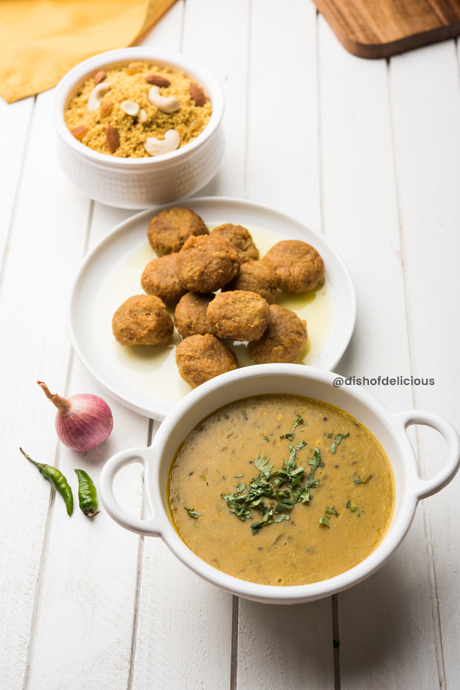 Rajasthani Dal Baati With churma