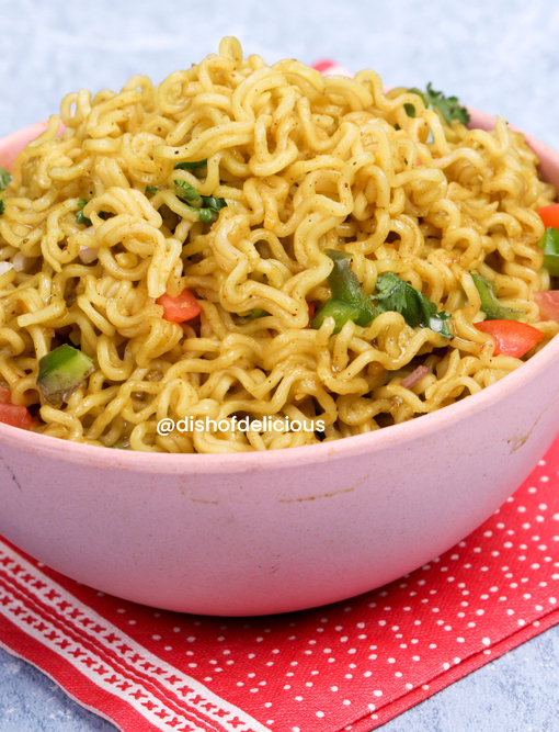 Masala Maggi – 2 minute Instant Noodles Recipe