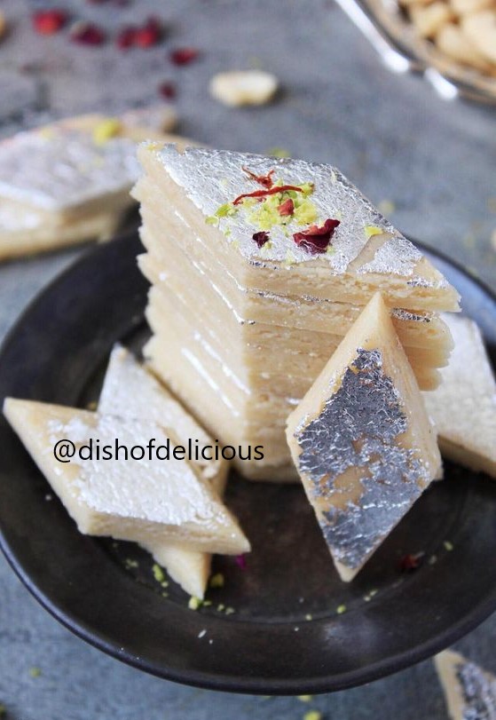 Perfect Kaju Katli Recipe | Kaju Barfi – How To Make Kaju Katli At Home