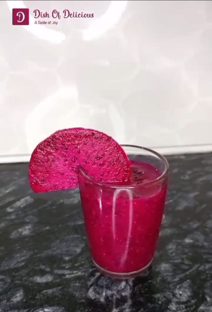 Dragon fruit juice recipe – healthy for body